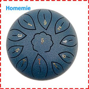 6 inch 11 Tune Percussion Musical Instrument Steel Tongue Drum for Beginner