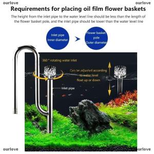 [COD] ourlove ชิ้นส่วนตัวกรองสำหรับล้างตู้ปลาแบบใสทนทานสำหรับพื้นผิวตู้ปลา