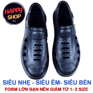 Giày đi mưa đúc nguyên khối  đế rãnh sâu chống trượt  big size - HAPPY SHOP - Hàng chính hãng