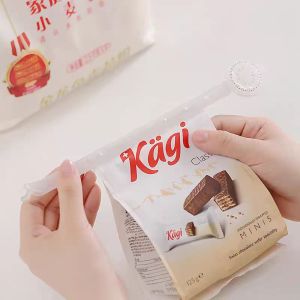 Snack bag seal entrainment date lengthened strong seal clip food bag cat dog food bag moisture-proof fresh-keeping seal