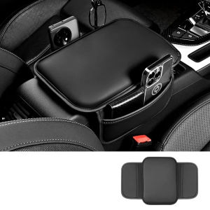 For Toyota Camry XV50 2012- 2017 Car Armrest Pad Leather Cushion Storage Bag Elbow Height Support Accessories