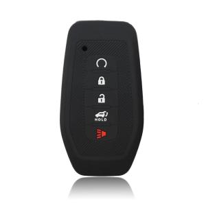 Non Slip Automotive Key Fob Case With Textured Exterior 5 Button Compatibility Easy Clean Material