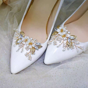 1 cặp cho Rhinestone Giày clip khóa hoa giày quyến rũ Đồ trang trí tiệc cưới khởi động trang trí cho phụ nữ g
