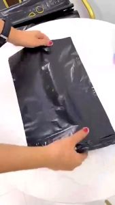 300 Pcs Black Poly Mailer Bags Self-Adhesive Waterproof Courier Pouches Tear-Resistant Shipping Envelopes Multiple Sizes