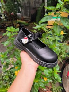 (Nhập Nguyên Hộp) Giày Búp Bê Bé Gái Da Mềm Quai Nhún Giày Công Chúa Cho Bé Gái Đính Tag Siêu Xinh Size 26-36