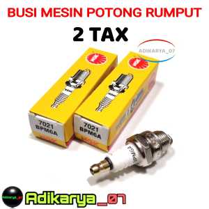 Busi mesin potong rumput 2T N.G.K busi mesin rumput 2T busi BPM6A alat penyiang gulma per 1 PCS