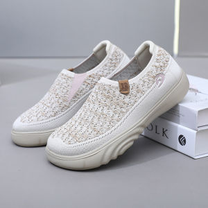 Sneakers Gentle Atmosphere Women S Ingle Shoes Non-slip Romantic Vitality Loose Round Head Durable