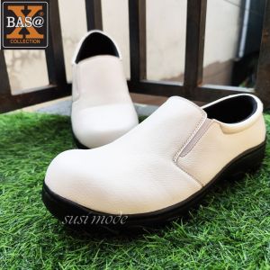 XBASA - sepatu safety slip on pria dan wanita motif kulit jeruk