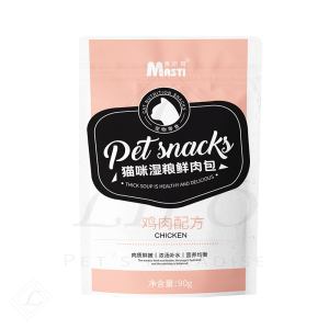 MASTI Makanan Basah Kucing Murah Cat Wet Food Pouch 90g - Makanan Kucing Ayam & Lobak Cat Food Chicken & Carrot - LILO