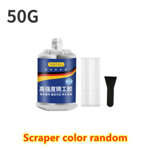 OUDISI 100g Metal Glue Resistance to Steel Above 250 ° C Extrusion Metal Repair Adhesive Industrial High Strength Bonding Sealant Weld Seam Metal Repair Agent Strong Casting