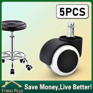 Heavy duty roda kursi kantor 5PCS Roda kursi kerja 5 buah Roda kursi gaming Roda kursi bulat Roda pengganti kursi Nylon Office Chair Roller