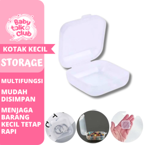 Kotak Mini Plastik Tempat Penyimpanan Anting Kalung Perhiasan Aksesoris Sim Card