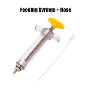 10/30/50/100ML Bird Handfeeding Syringe Heavy Duty with Hose for Cockateils Lovebirds Feeder Injection