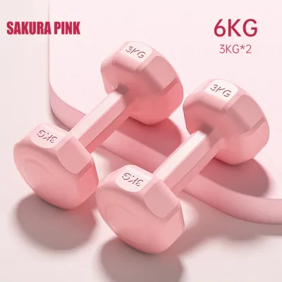 Dumbbell Set Pair 1KG/1.5KG/2KG/3KG Lady Dumbbell Muscle Fitness Exercise Equipment Hexagonal Dumbell Gym Fitness Exercise 女士彩色哑铃