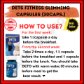 DETO Fitness Slimming Capsules (30capsules). 