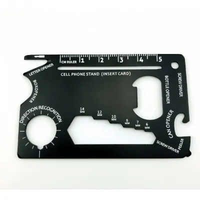 การ์ดมัลติฟังก์ชั่น บัตรซิ่ง SOS Survival Rescue Multitool แคมป์ปิ้ง เดินป่า เครื่องมือกลางแจ้งKOVEX