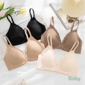 Thin Front Buckle Nursing Bra Wireless Maternity Underwear