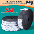 Hook and Loop Tape Fastener Self Adhesive Velcro Tape Strips Heavy Duty Mounting Tape Interlocking Nylon Fabric Double Sided Tape for DIY 12.5/25/38/50mm. 