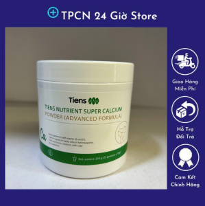 Canxi Pháp Thiên Sư Tiens Nutrient Super Calcium Powder (Advanced Formula) - 250g