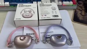 2023 Womens Ear-Clip Sports Earphones Waterproof True Wireless Earbuds Travel Gaming Sports Earphones