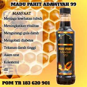 Madu pahit adawiyah 99 madu hitam pahit insulin adawiyah