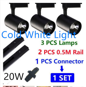 【🔥1 Years warranty🔥】YHLAMP  3PSC Set 40W 30W 20W 12W COB LED Track Light 220V 240V Ceiling Light Clothing Store Mall Spotlight Home Interior LED Ceiling Light Cool/Warm White Light
