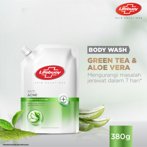 Lifebuoy Sabun Mandi Cair Greentea Refill 380gr