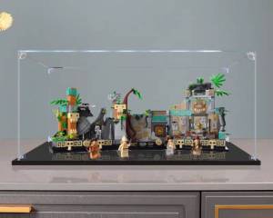 [PRE-ORDER] Display Case Box 77015 Temple of the Golden Idol (Only display case box No blocks Model)