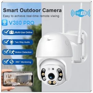 【ของแท้V380 Pro】กล้องวงจรปิด wifi Outdoor IP Camera 8MP กล้องวงจรปิดไร้สาย AI ตรวจสอบ 360องศา แจ้งเตือนโทรศัพท์ กล้องกันน้ำ​ แถมแหล่งจ่ายไฟกันน้ำ