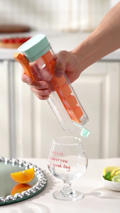 Innovative Hand Use Ice Molds Functional Ice Tray Convenient Single Hand Press Ice Cube Molds