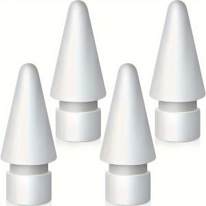 หัวปากกาอะไหล่4ชิ้นสำหรับ Apple รุ่นที่สอง/หัวรุ่นแรกอุปกรณ์เสริมสำหรับหัวปากกา Apple รุ่นที่2/เซ็ทหัวแร้งพร้อมห้วเปลี่ยนรุ่น1st