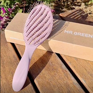 MR.GREEN Massage Hair Combs Hollow Out Hair Brushs Styling Hair Scalp Massage Detangling Tool Fast Blow Drying Brush For Wet Dry Hair