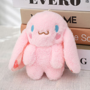 Sanrio series plush pendant keychain cross-border big-eared jade cinnamon dog plush toy scratching doll