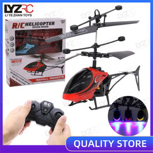 LYZRC Remote Control Helicopter with Light Wireless Electric Flying Aircraft Toy Gift for Children Kids Boys Girls