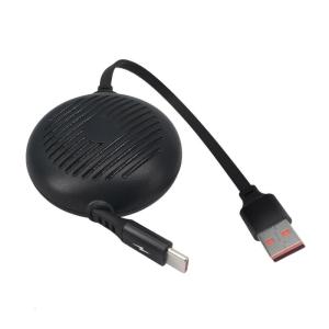 Auto Rewind USB C Charging Cable 60W Power Delivery With 480Mbps Data Transfer Speed For Mobile Devices Gaming Consoles