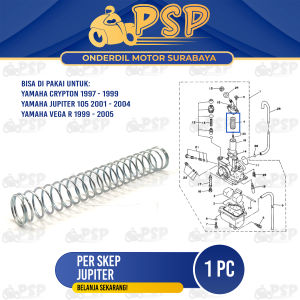 Per Skep Jupiter - Pir Peer Spring Sekep Gas Vacum Vakum Karburator Koil Yamaha Crypton Vega Vega R