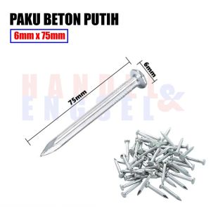 (1 KG) Paku Beton Galvanis Putih 2.5 cm 3 cm 4 cm cm 7 cm per 1 kg Paku Beton Tembok Dinding