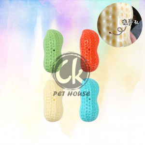 Peanut Shaped Squeaky Sound Interactive Chewing Pet Toy / Dog Toy