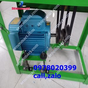 Máy xát gạo toàn phát có lọc sạn lắp mô tơ 35kw tofaco