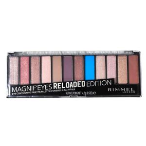 Rimmel London Magnifeyes 12 Pan Eyeshadow Palette Highly Pigmented and Long-lasting Formula 14.69g