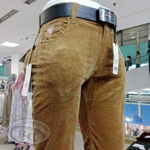 Celana Panjang Corduroy Pria Celana Kadorai Codorai Pants Warna Krem Berkwalitas