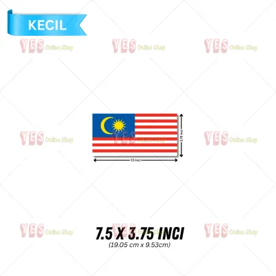 MAGNET 🧲 BENDERA KERETA WATERPROOF / BENDERA MALAYSIA / SEMANGAT KEMERDEKAAN PAMER JALUR GEMILANG