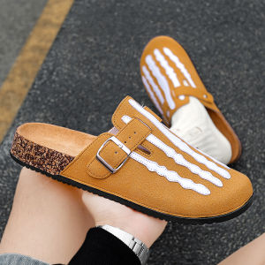 Men Shoes Cork Clogs Arch Support Fashion Mules For Classic Potato Womens Shoes Cozy Cork Footbed Lady Clogs Slippers