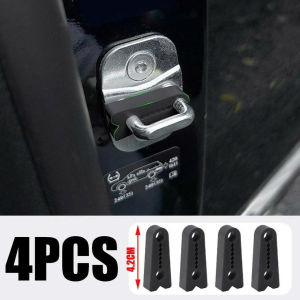 4 Kẹp Silicon Khóa Cửa Ô Tô Chống Va Đập Miếng Lót Bảo Vệ Giảm Sốc Ô Tô Có Giảm Tiếng Ồn
