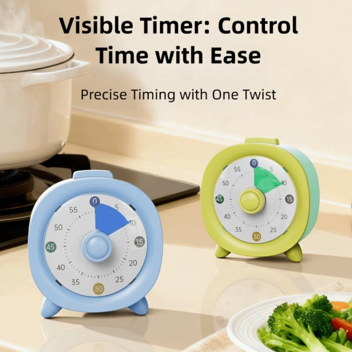 PICKING Siêu yên tĩnh Bộ đếm thời gian trực quan Tròn/Vuông 60 phút ...
