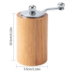 Cối xay tiêu bằng gỗ kiểu dáng hiện đại.