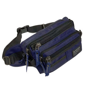 Túi đeo bụng cao cấp 6 ngăn ĐB84 rêu - đen vải dày dặn [GIÁ HỦY DIỆT]