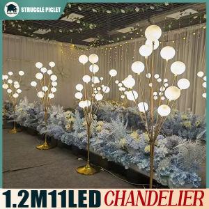 11 Arms Apple Tree Chandelier Stand Backdrop Modern T Roadlight Stage Pedestals Pillar Birthday Party Wedding Decor