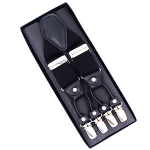 New Adult Suspenders Mans Braces Vintage Casual Suspensorio Tirantes Trousers Strap Father/Husbands Gift 6 Clips 3.5*120cm h260606