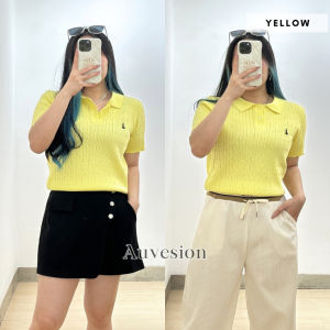6161 Cally Collar Button Top Blouse Atasan Wanita